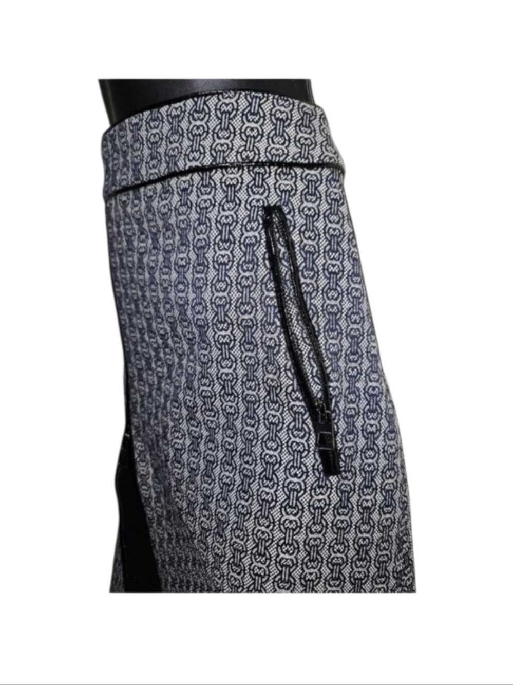 NWT Tory Burch Chaumont Jacquard Chain Pattern Skirt 2 XS